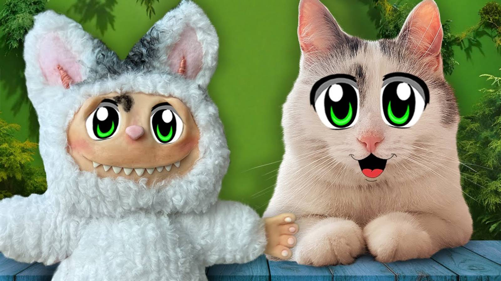 ЛАБУБУ КОШКА МУРКА СВОИМИ РУКАМИ! КАК СДЕЛАТЬ LABUBU DIY от А ну-ка Давай-ка