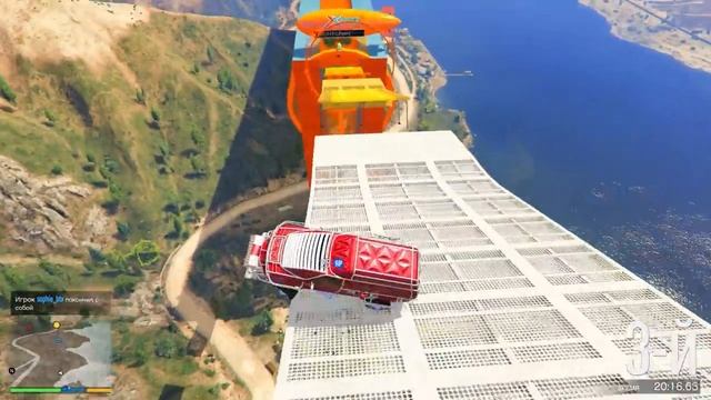 FlazinTHIS IS THE HARDEST DESCENT WITHOUT BRAKES FROM THE RAMPS! - WALL TO WALL IN GTA 5 ONLINE