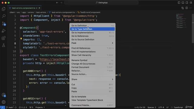 72 - Testing errors in the client