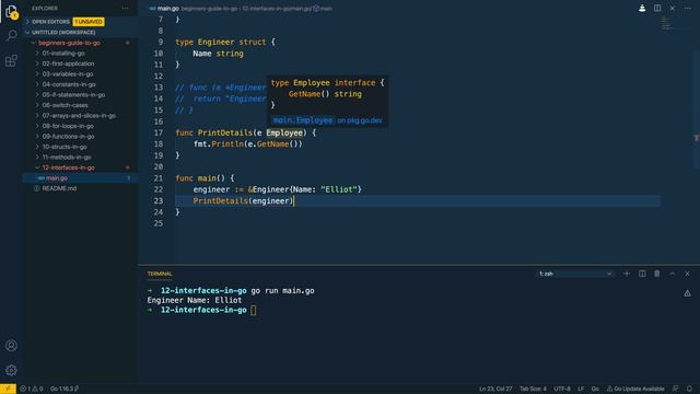 13 - Interfaces in Go