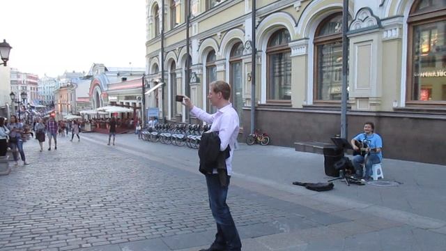 уличные музыканты в Москве