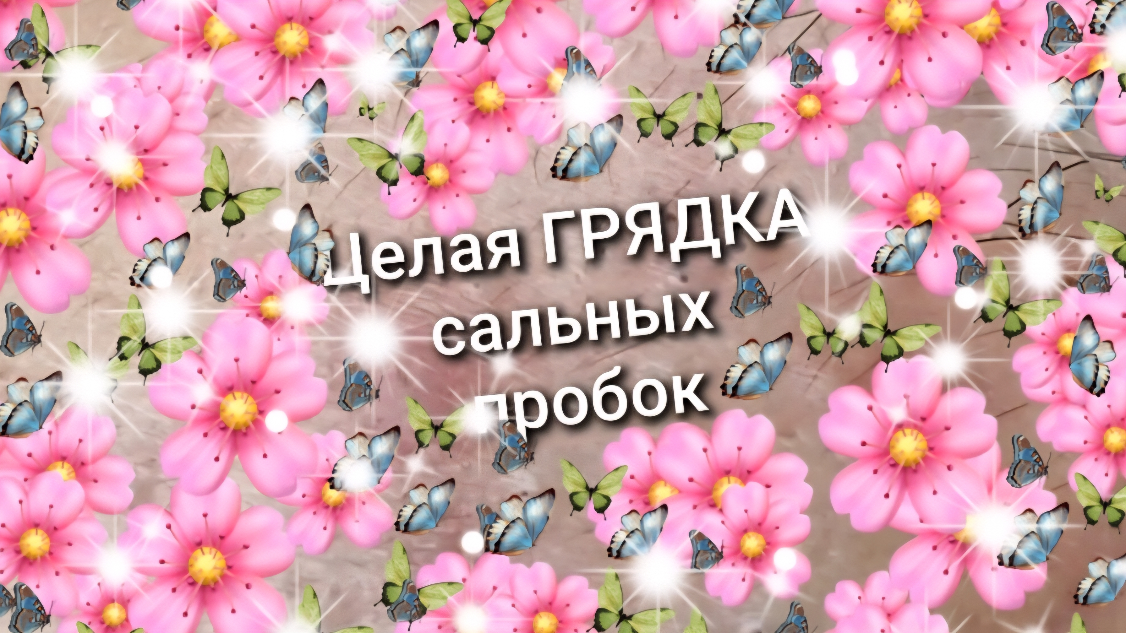 Целая грядка сальных пробок