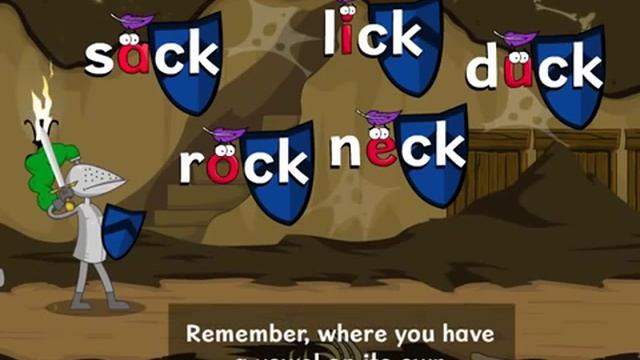 Nessy Spelling Using 'ck' or 'k' (Chapter 2)'