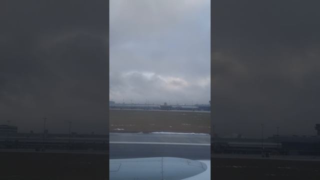 Посадка в аэропорту Гётеборг. 09.01.2025