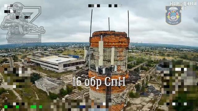 Бойцы 16 обр СпН уничтожили радио мост и антенну-ретранслятор в населенном пункте Купянск !!!