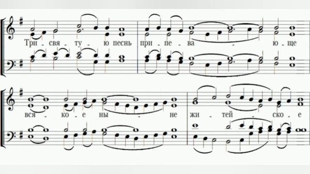 Херувимская песнь. С.Трубачева. (сопрано)