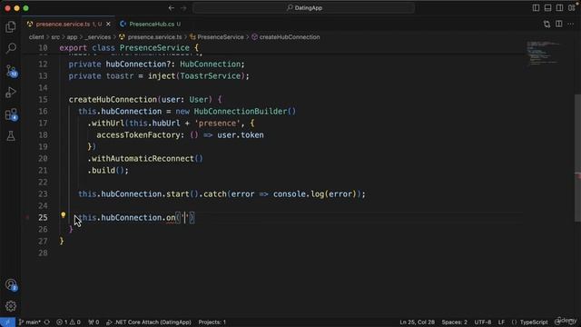219 - Client side SignalR