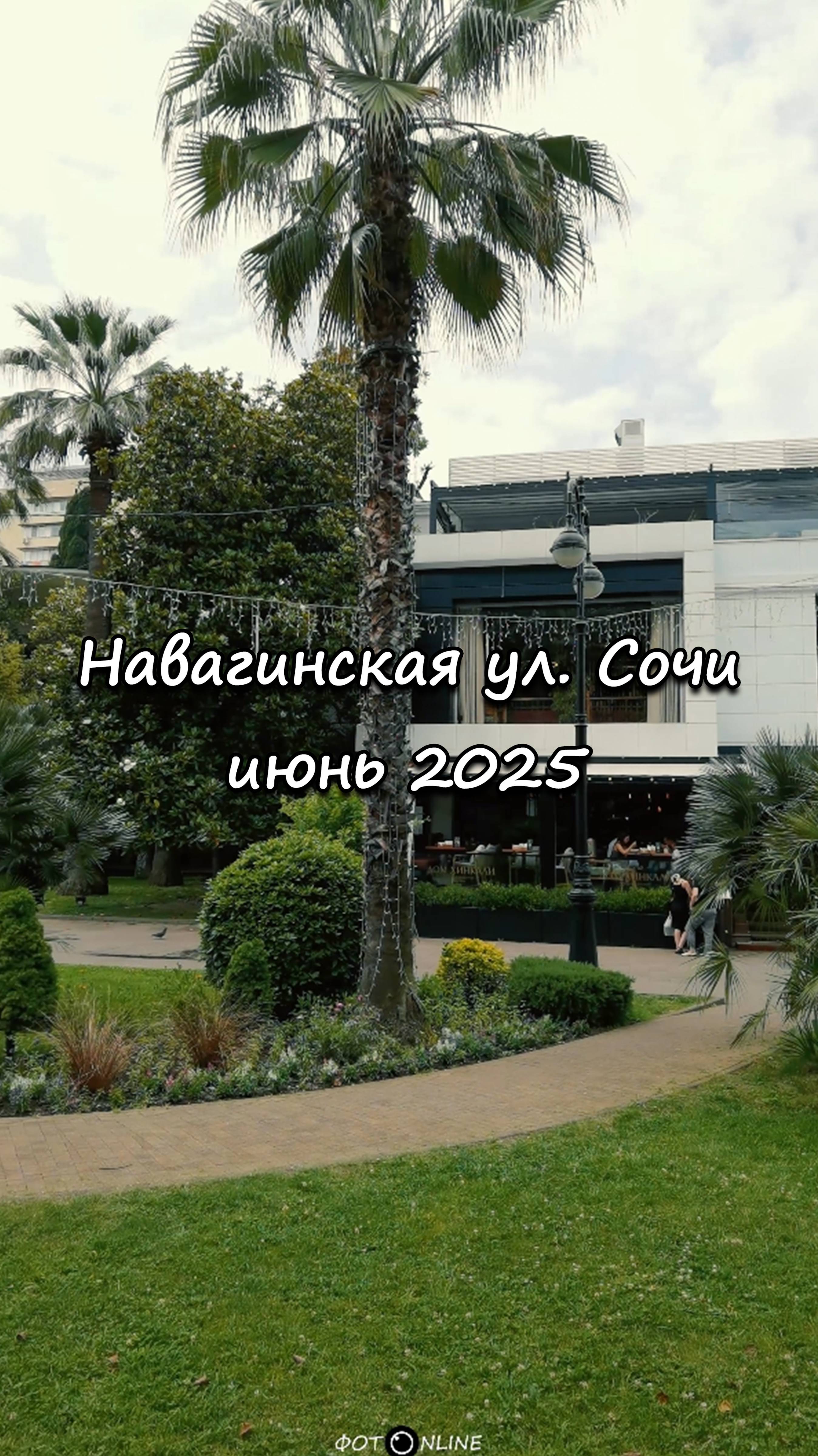 Навагинская улица, Сочи. Июнь 2025