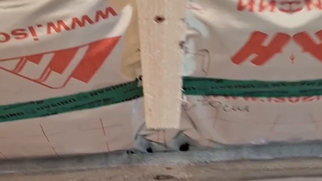 1000026633.mp4 (Собака смотрит на монтаж э/кабеля под имитацией бруса в доме А-фрейм)