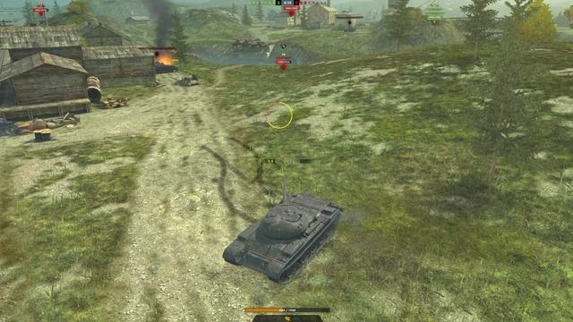 Бой на т-54обл, tanks blitz, wot blitz, wot, вот