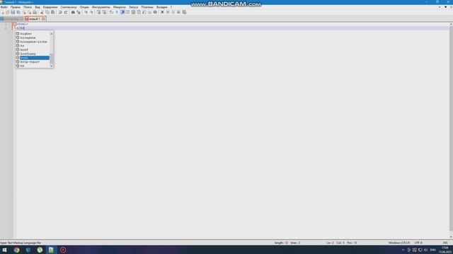 первое видео Notepad++