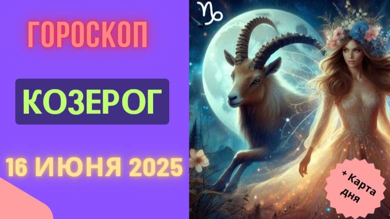 ♑ ГОРМОСКОП НА СЕГОДНЯ 16 ИЮНЯ 2025 ДЛЯ КОЗЕРОГОВ — СИЛА ВОЛИ И ПОСЛЕДОВАТЕЛЬНОСТЬ В ДЕЙСТВИИ
