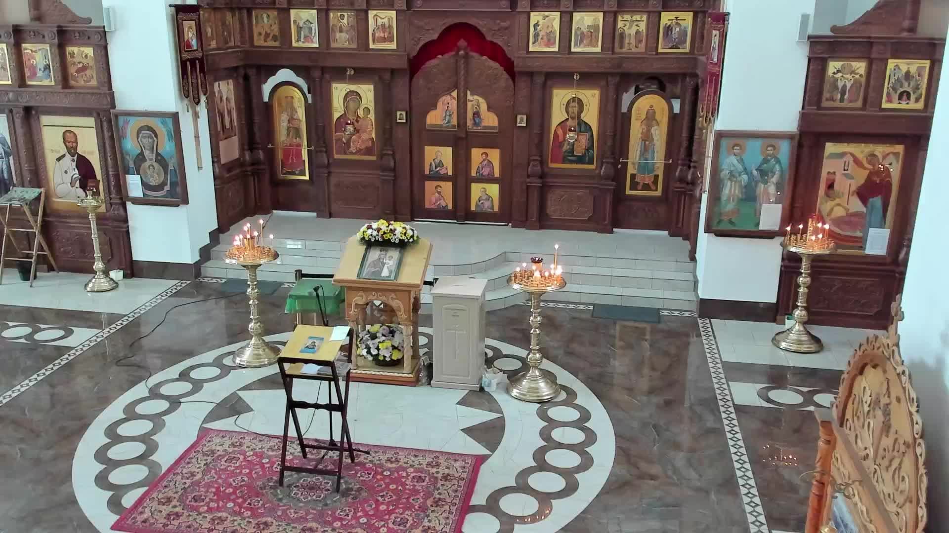 Чтение акафиста Богородице за воинов в храме свв. Космы и Дамиана 15.06.2025г.