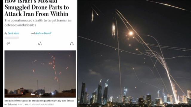 💥☝The Washington Post раскрыла подлую операцию «Моссада на территории Ирана,атаке Израилем 13 июня