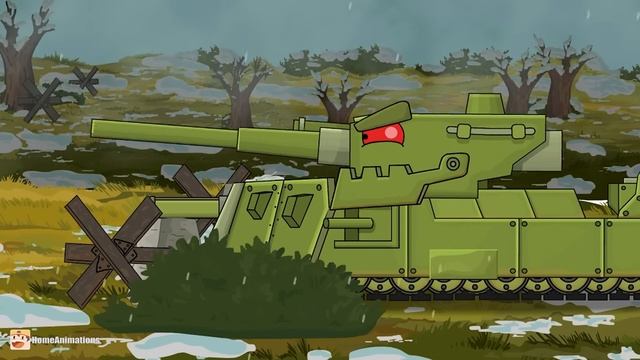 HomeAnimations – Мультики про танки  АРТА-МОНСТР защищает форсирование речки !