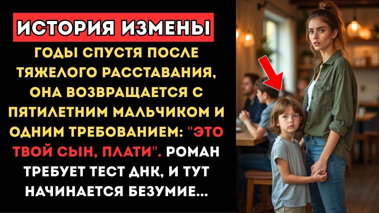 😳 Бывшая обманула: Скандал с ребёнком! Драма в отношениях и тест ДНК. Драматическая история