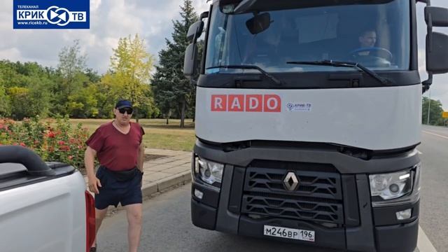64-я фура с гуманитарной помощью отправленная на СВО от телеканала КРИК-ТВ прибыла в Луганск