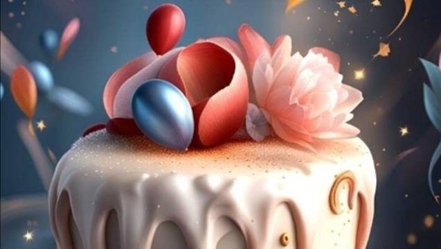 Красивое поздравление с днем рождения 🎈