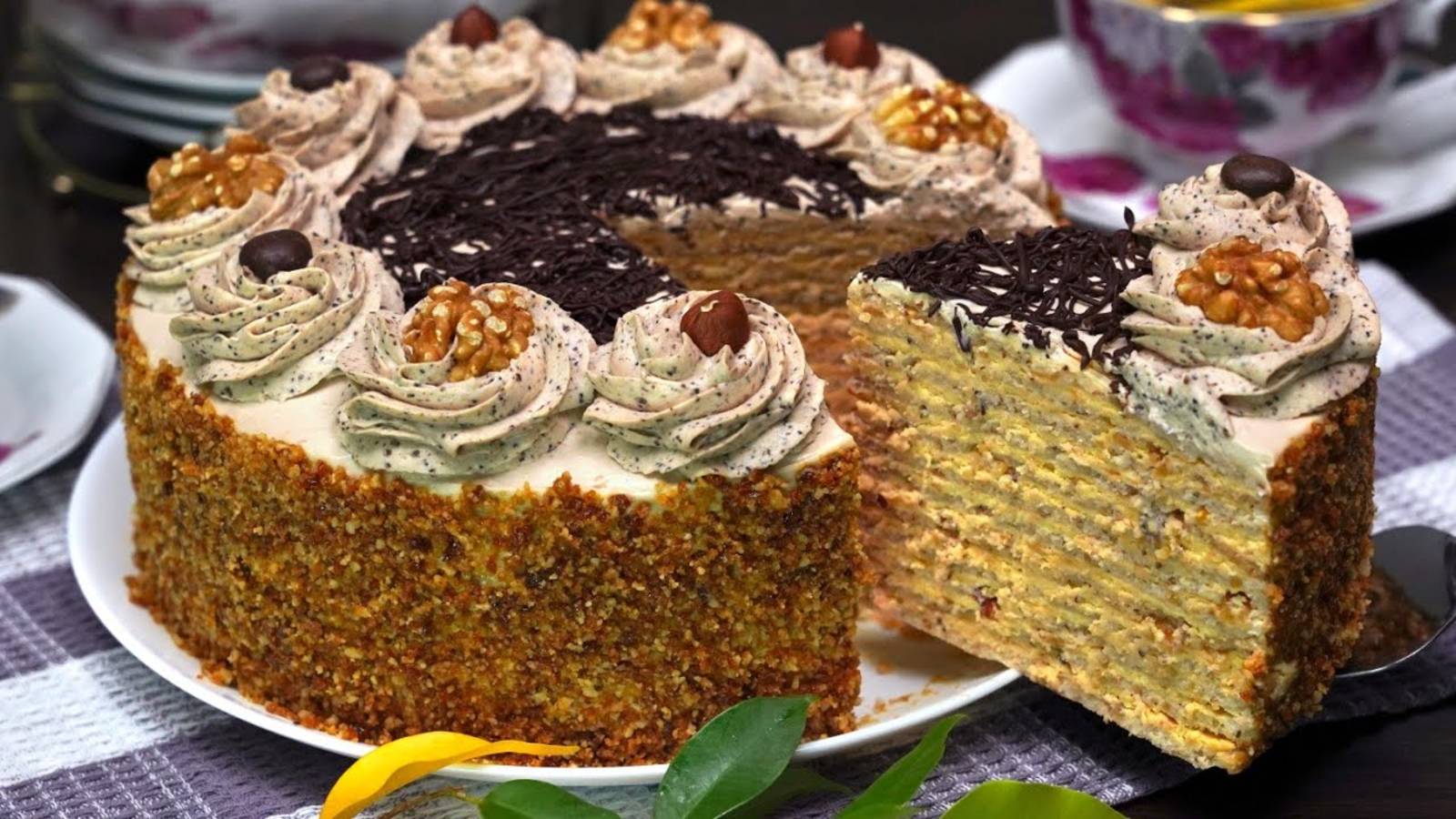 МЫ в ВОСТОРГЕ!!! НЕРЕАЛЬНО ВКУСНЫЙ ОРЕХОВЫЙ ТОРТ НАТС