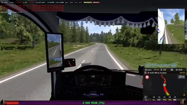 Euro Truck Simulator 2 /Конвой на 8 человек //Стрим мобильный интернет