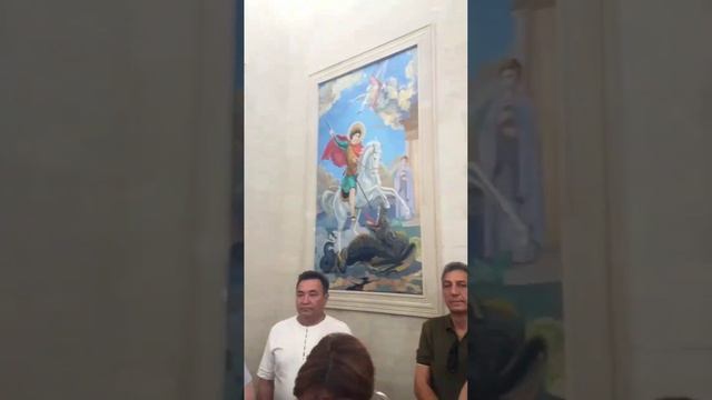 Армянская апостольская церковь в Оренбурге, первая служба после освящения