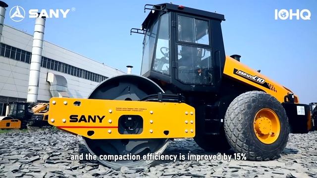SANY испытания грунтовых катков на заводе