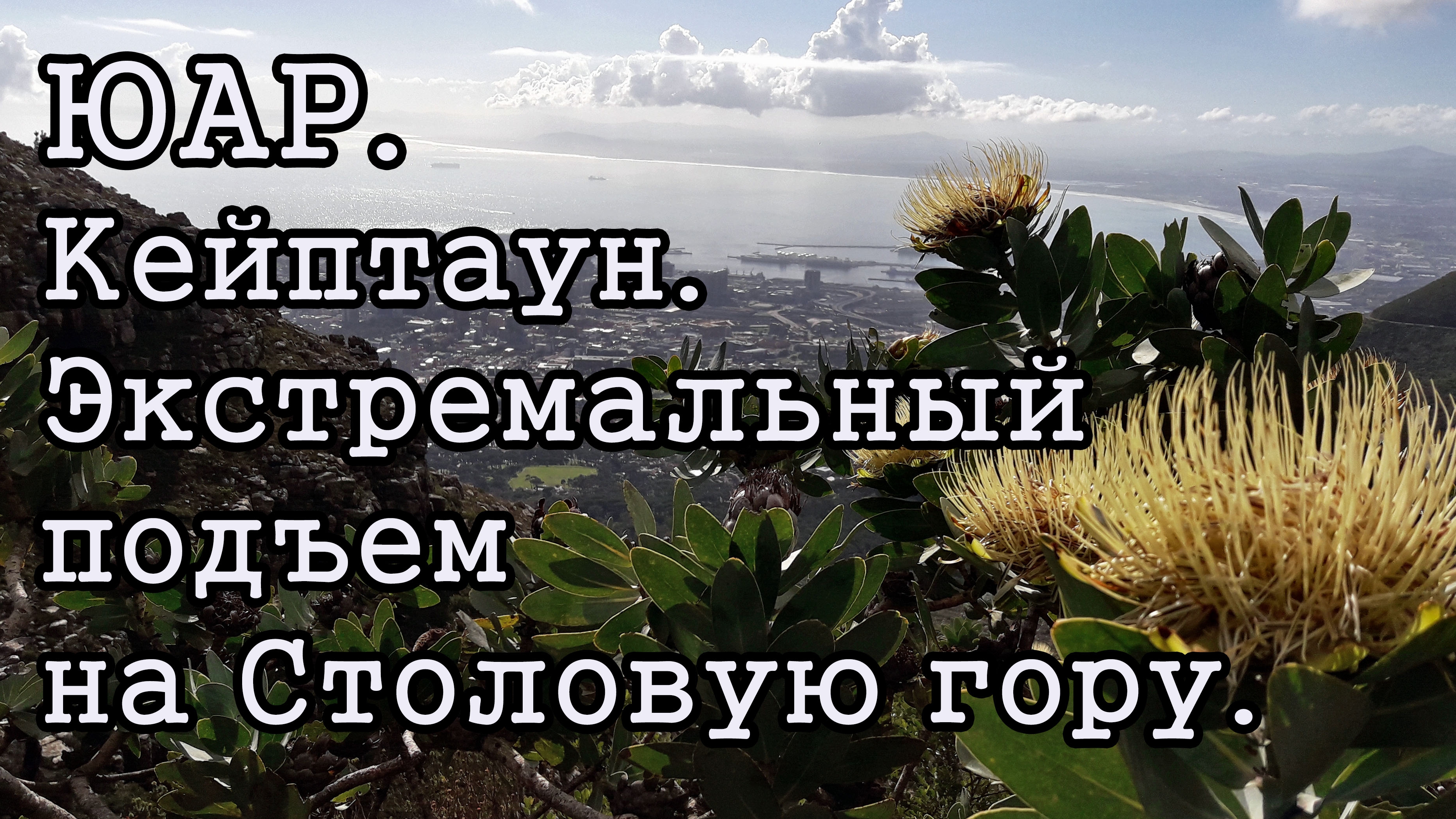 ЮАР. Кейптаун. Экстремальный подъем на Столовую гору.