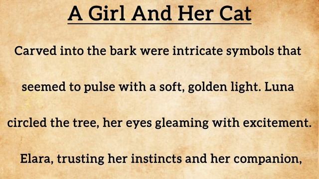 A Girl and her Cat   Learn English Through Story Level 1 🔥  English Listening practice