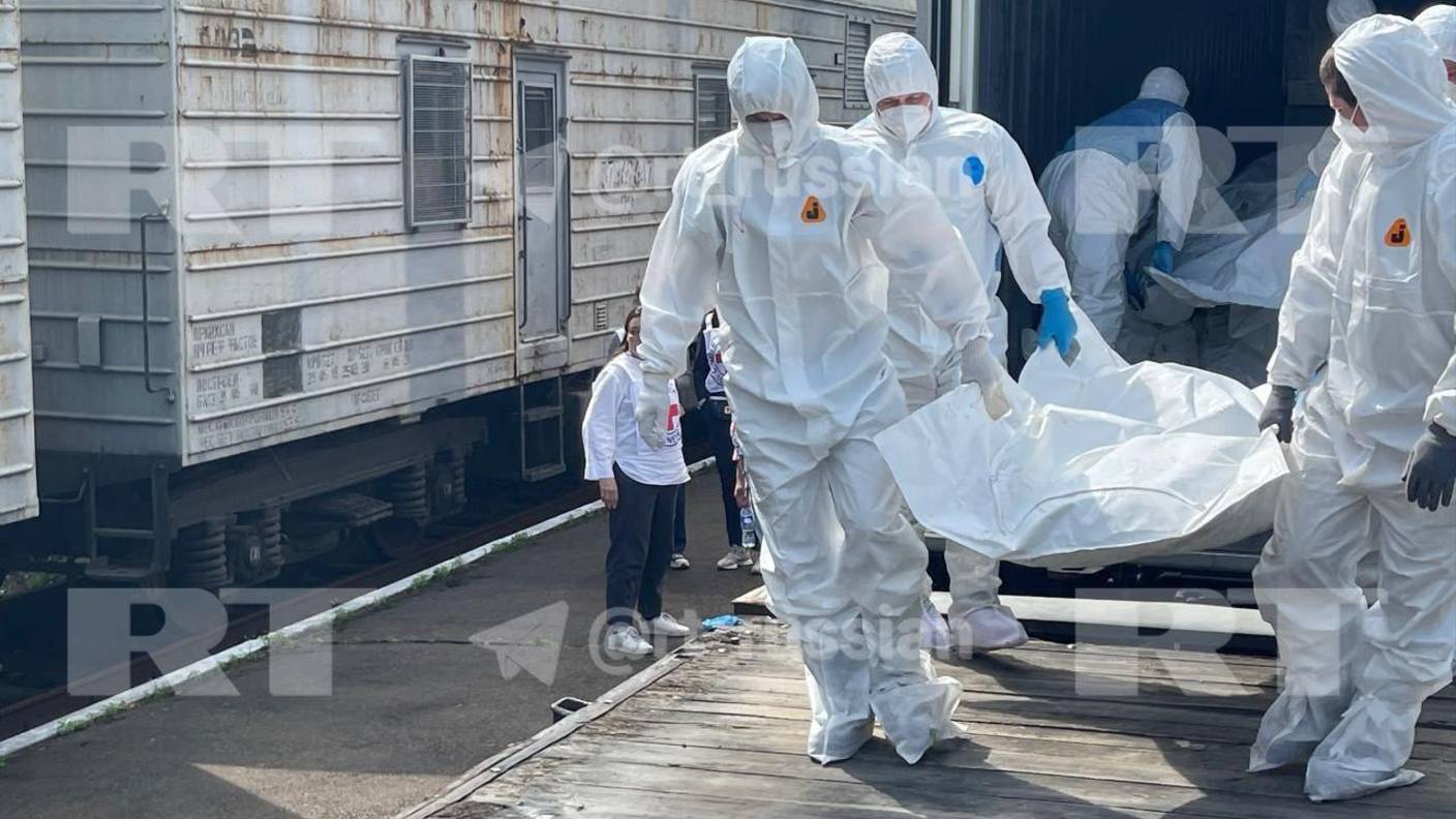 Россия сегодня в одностороннем порядке передала Украине ещё 1200 тел военных ВСУ !!!
