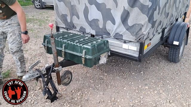 Сломали фаркоп в пути! Срочно меняем прицепы местами 🚛💥 | Помощь бойцам – 797 ДГВП