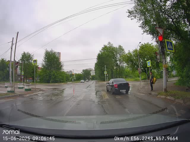 Езда "по привычке".