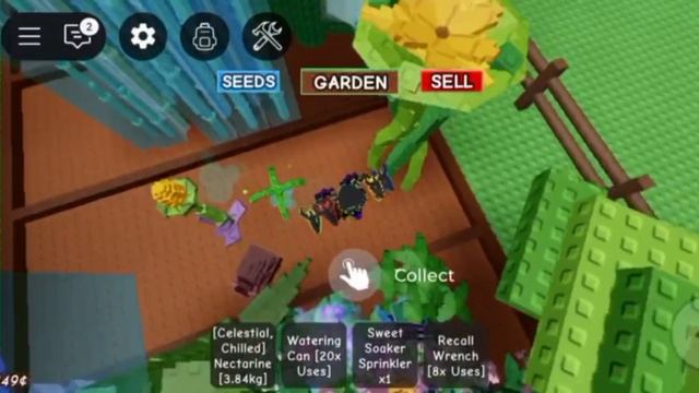 Скрафтил САМОЕ ДОРОГОЕ Растение в игре ВЫРАСТИ САД в ROBLOX