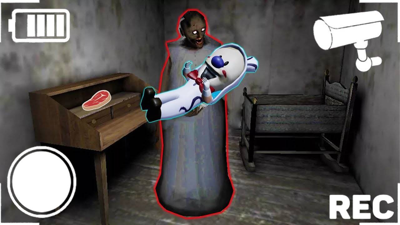 GRANDPA СЛЕДИТ ЧЕРЕЗ КАМЕРУ ЗА БАБКОЙ ГРЕННИ И МОРОЖЕНЩИК РОД В МАЙНКРАФТ   ICE SCREAM GRANNY