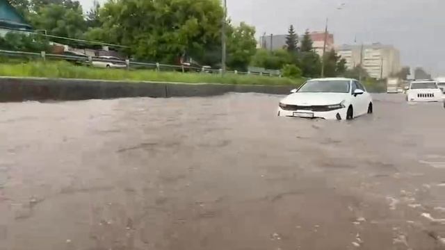 Гроза, натуральный потоп. Казань 2025