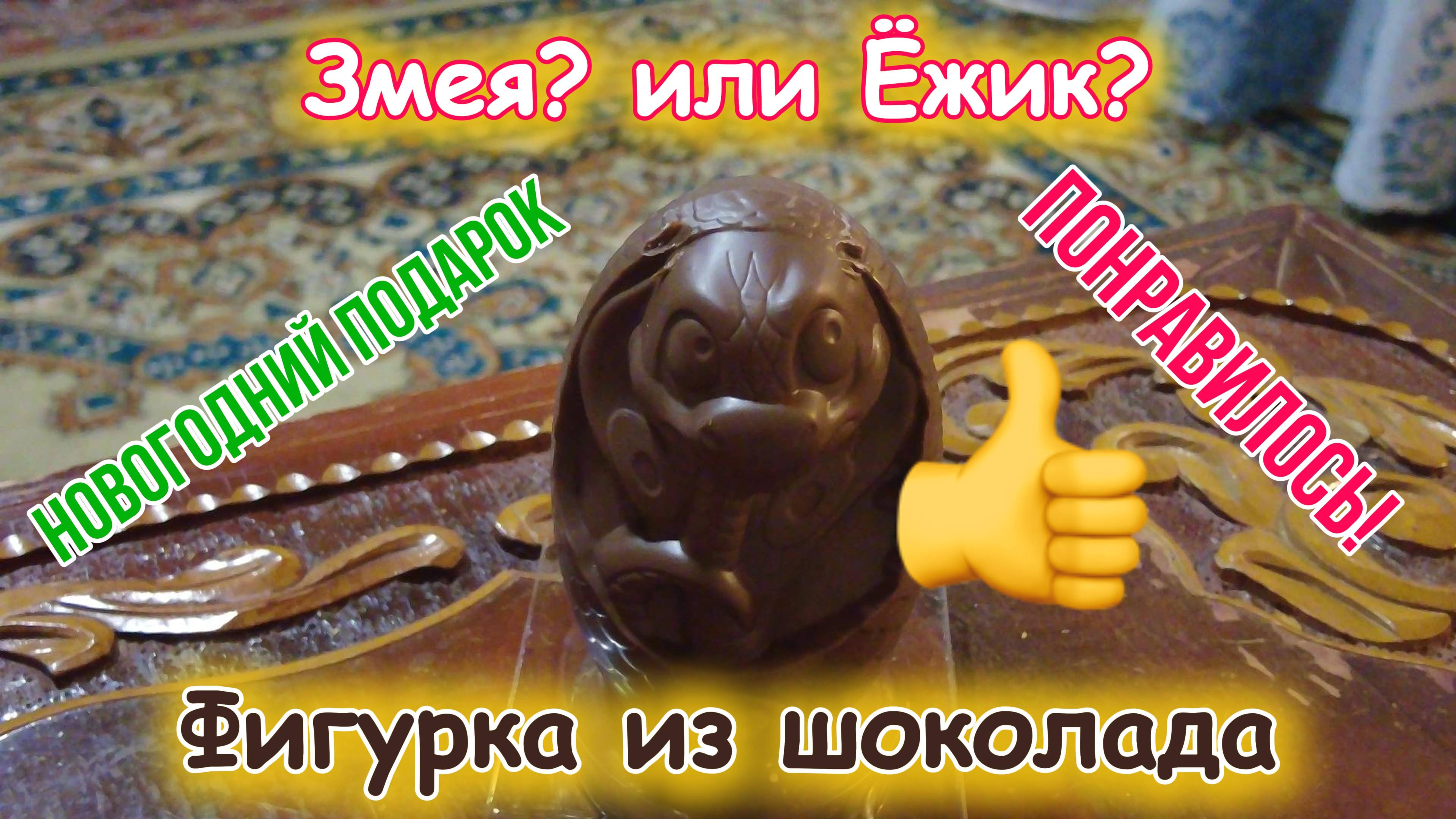 Шоколадная змея похожа на Ёжика 12 июня 2025