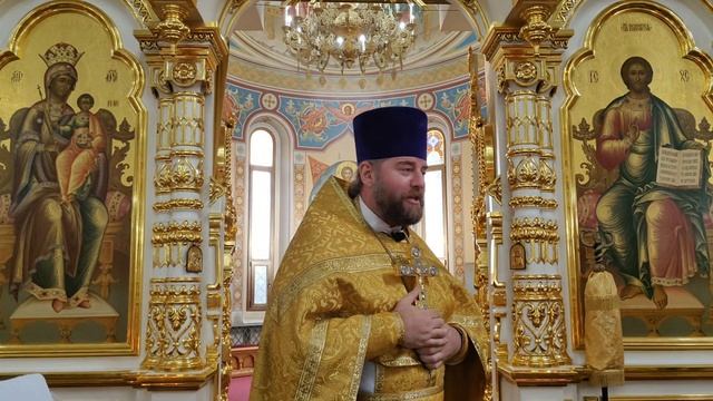 Слово штатного священника Кафедрального собора равноап. князя Владимира Димитрия Белоусова в Неделю