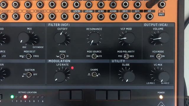 Behringer Crave Tutorial #3 - Filter