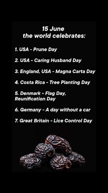 15 June the world celebrates #holiday #happy #popular #june