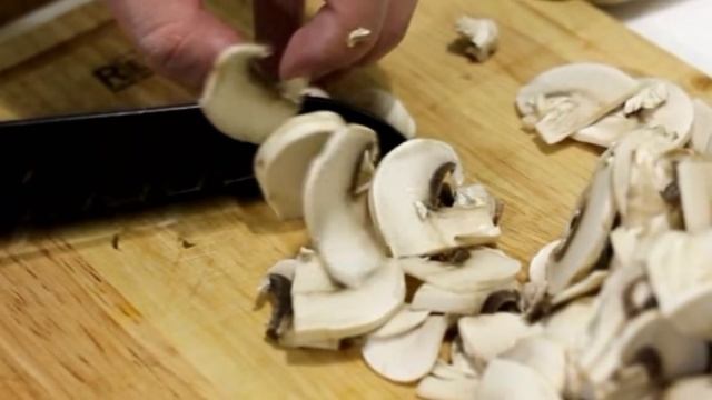 Гречневая лапша с курицей терияки