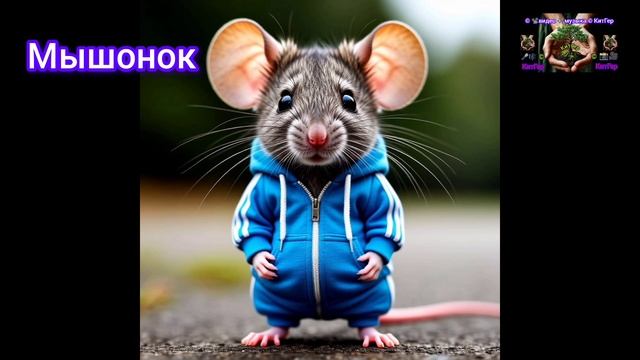 И на мышонка спортивный костюм.