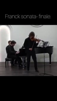 ИЛЬЯ ПЛИС х ИГОРЬ РОЩУПКИН.
С.Франк - скрипичная соната (Финал)