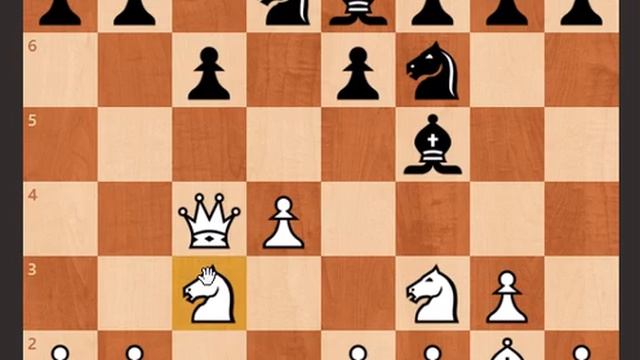 Хитрая дебютная ловушка в принятом ферзевом гамбите