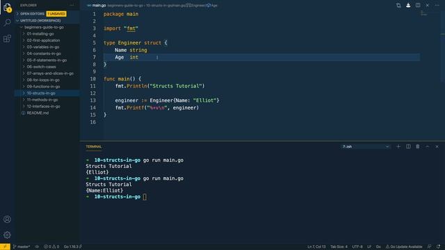 11 - Structs in Go
