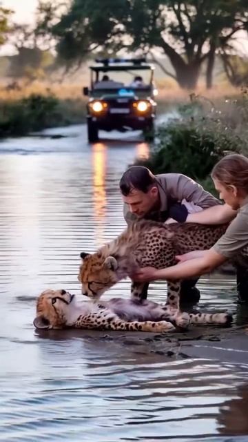 Спасение маленького ягуара 🥰🐆❤️