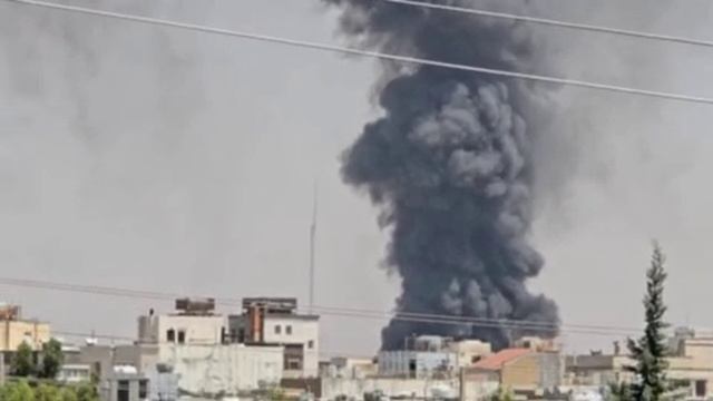 🇮🇱🇮🇷Израильские ВВС утром атаковали военную базу имени имама Хасана в Керманшахе,на западе Ирана
