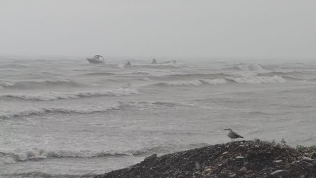 Ливень на море. Автокемпинг 9 КМ
