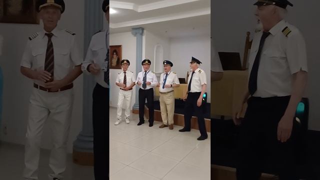 Песня настоящих летчиков на юбилее у Аркадия.