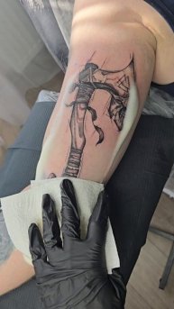 Видео из портфолио INKVAGNER скетч тату