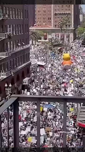 Десятки тысяч жителей США вышли на протесты против политики Трампа по всей стране