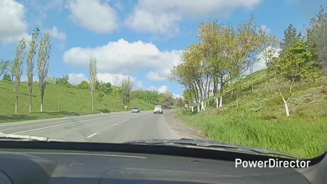 🏡 Работа на ПВЗ. Дорога домой, красивая природа, красивые облака.